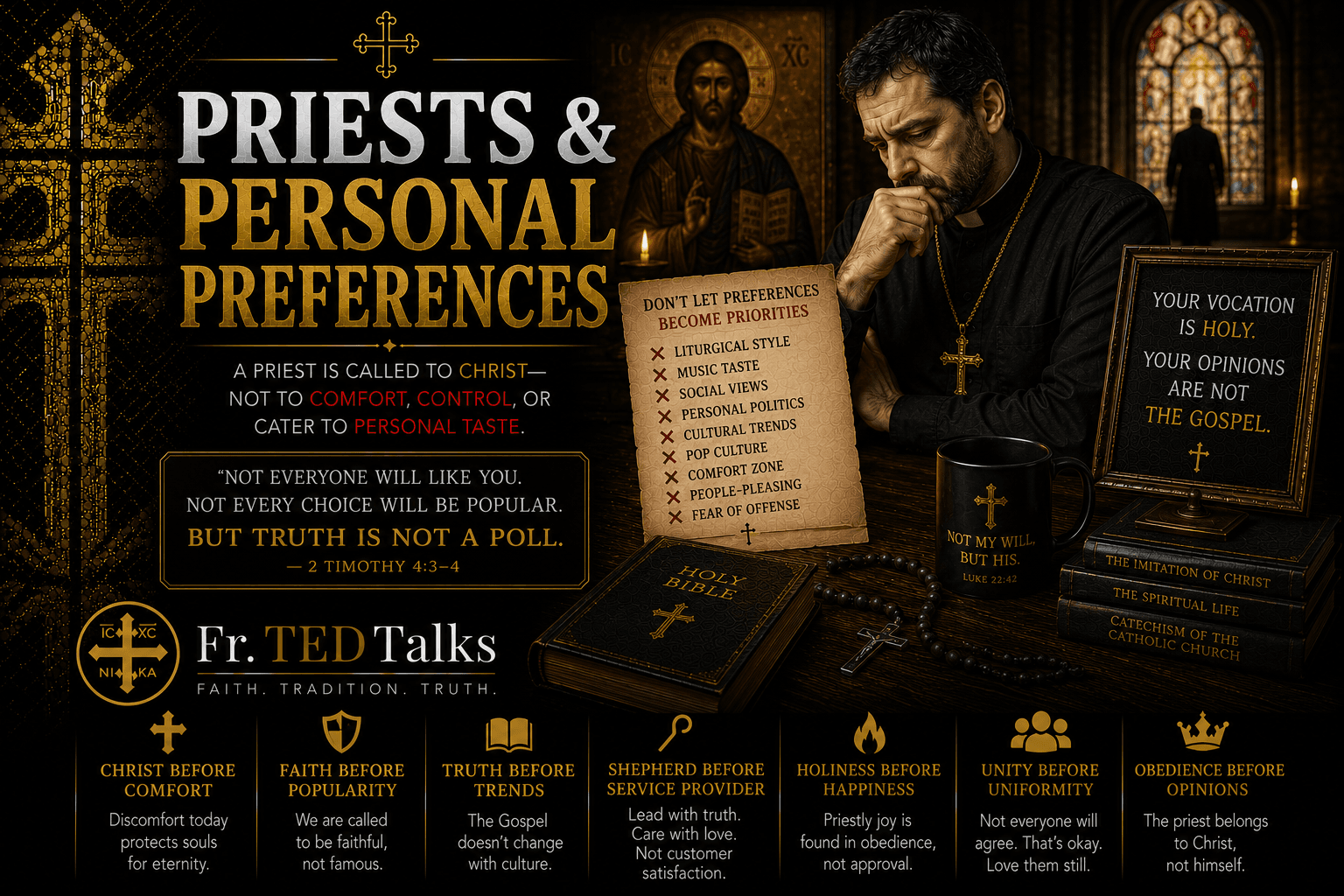 Fr.TEDTalks- Priests & Personal Preferences