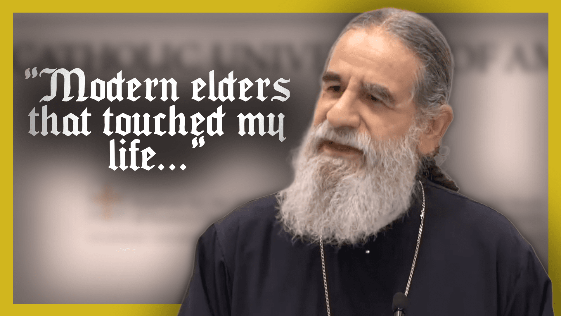 “The modern elders that touched my life” with Fr. Panayiotis Papageorgiou