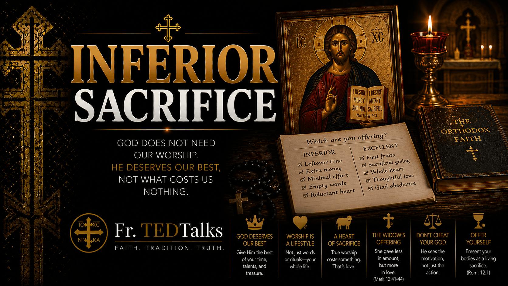 Fr.TEDTalks - Inferior Sacrifice